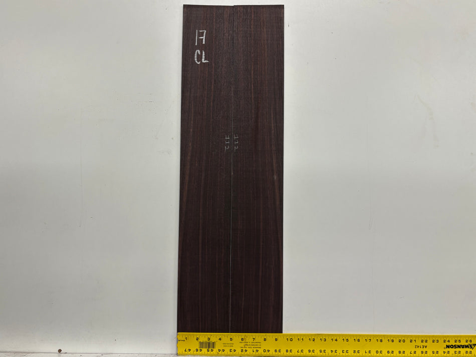 Dark Grain East Indian Rosewood Classical Guitar Side Set #17