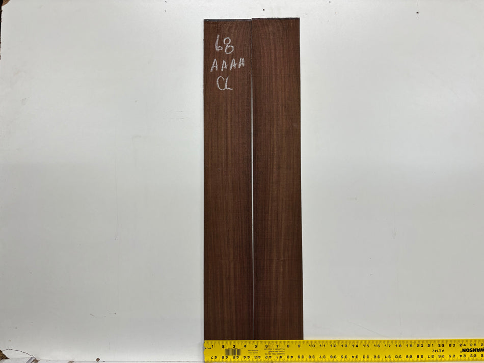 Juego de fondo y aros de guitarra de grado AAAA Dreadnought de palisandro de la India Oriental #61 