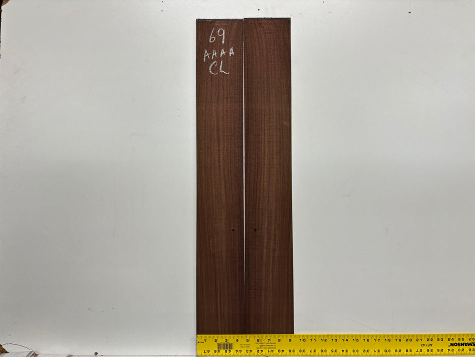 Juego de fondo y aros de guitarra de grado AAAA Dreadnought de palisandro de la India Oriental #61 