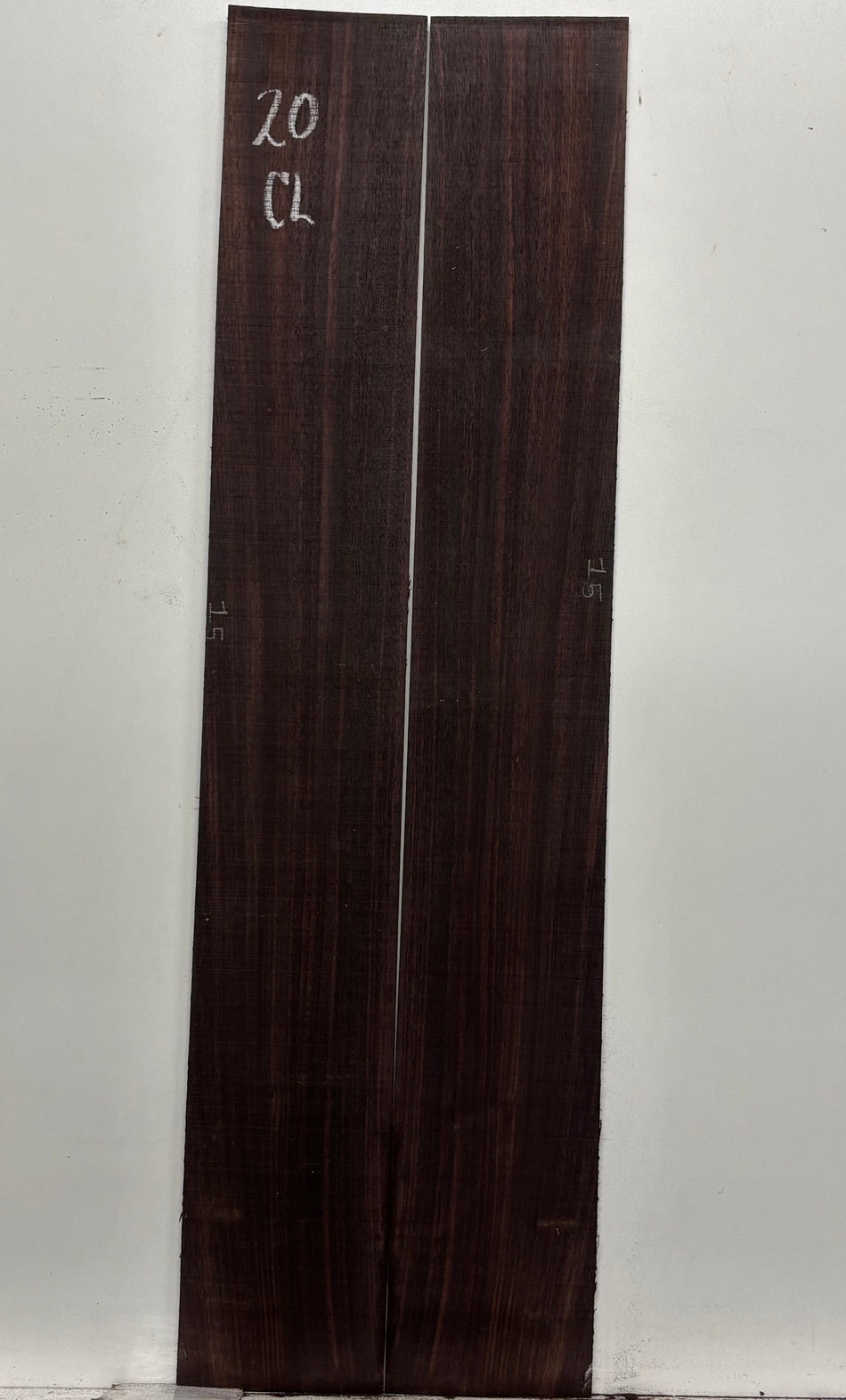 Dark Grain East Indian Rosewood Classical Guitar Side Set #20
