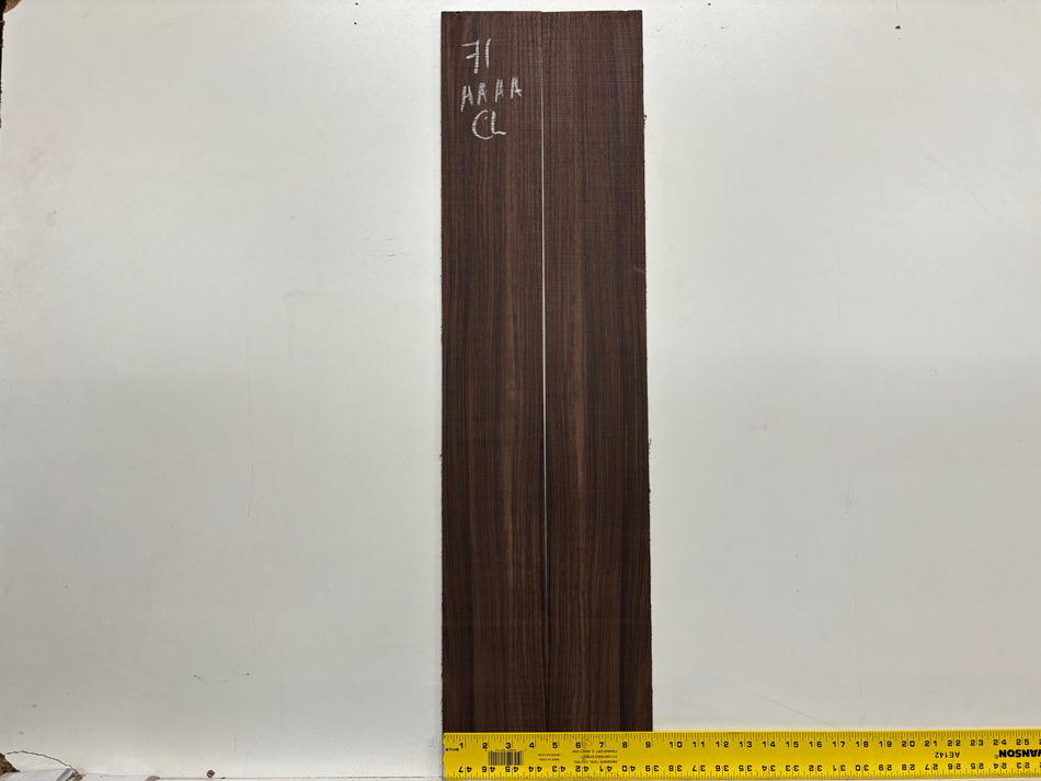 Juego de fondo y aros de guitarra de grado AAAA Dreadnought de palisandro de la India Oriental #61 