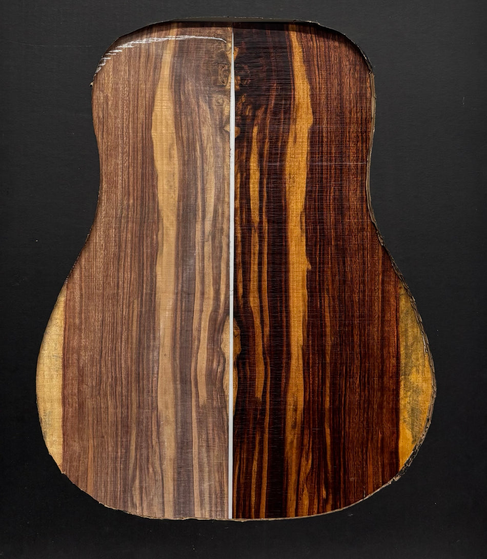 Royal Red Tamarind Dreadnought Guitar Back and Side Set #506