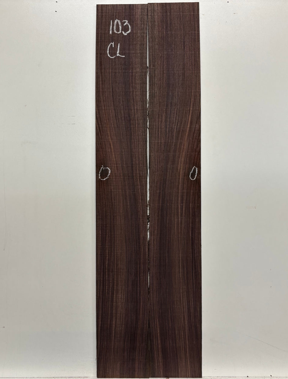 Juego de fondo y aros de guitarra de grado AAAA Dreadnought de palisandro de la India Oriental #61 