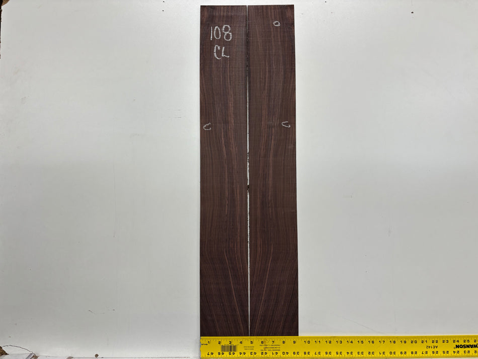 Juego de fondo y aros de guitarra de grado AAAA Dreadnought de palisandro de la India Oriental #61 