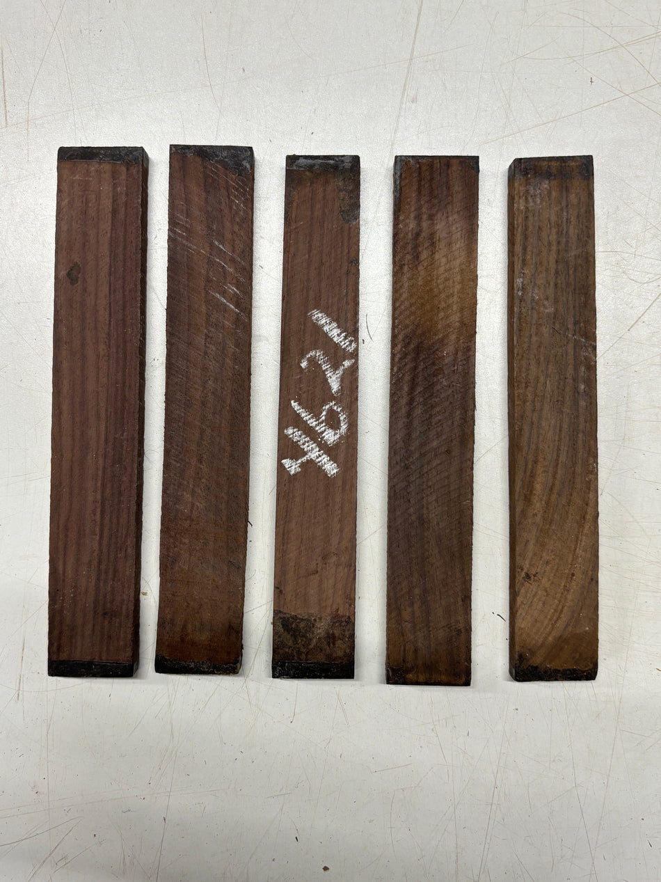 5 Pack, Indian Rosewood Inlay Blanks – 9" x 1-3/8" x 1/2"#4621
