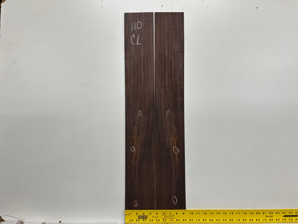 Juego de fondo y aros de guitarra de grado AAAA Dreadnought de palisandro de la India Oriental #61 