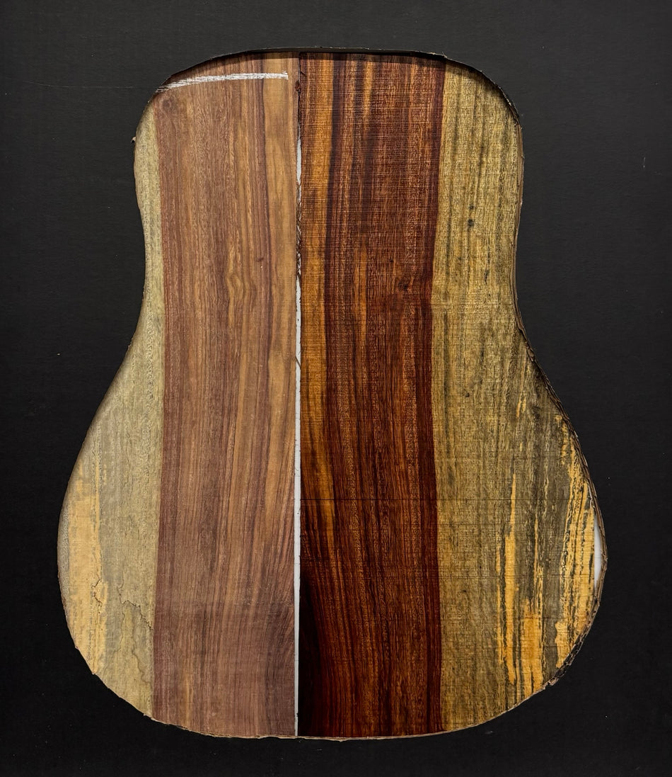 Royal Red Tamarind Dreadnought Guitar Back and Side Set #513