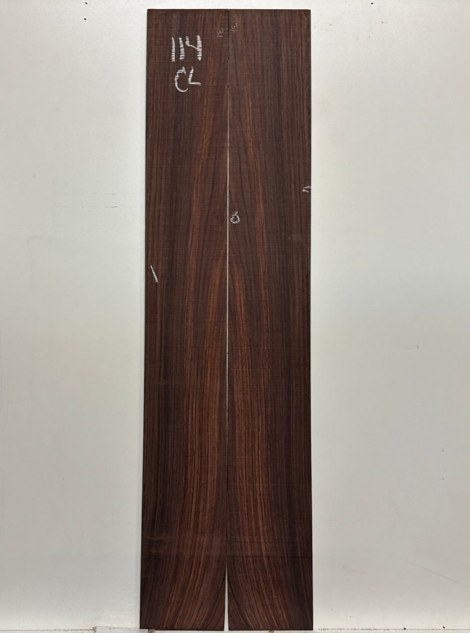 Juego de fondo y aros de guitarra de grado AAAA Dreadnought de palisandro de la India Oriental #61 