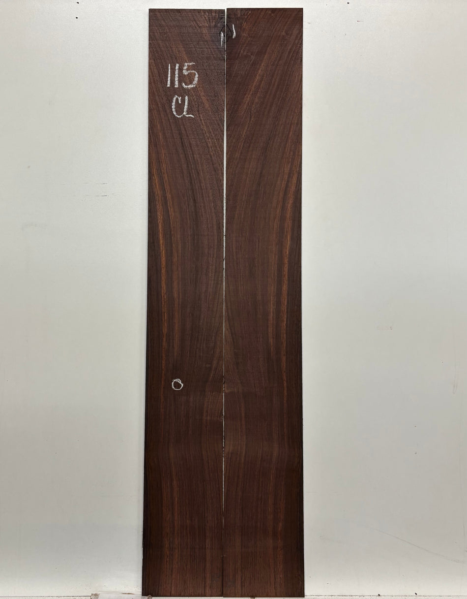 Juego de fondo y aros de guitarra de grado AAAA Dreadnought de palisandro de la India Oriental #61 