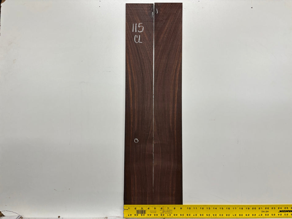 Juego de fondo y aros de guitarra de grado AAAA Dreadnought de palisandro de la India Oriental #61 