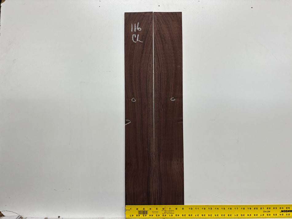 Juego de fondo y aros de guitarra de grado AAAA Dreadnought de palisandro de la India Oriental #61 