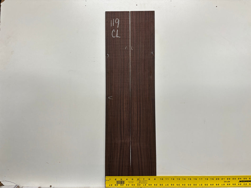 Juego de fondo y aros de guitarra de grado AAAA Dreadnought de palisandro de la India Oriental #61 