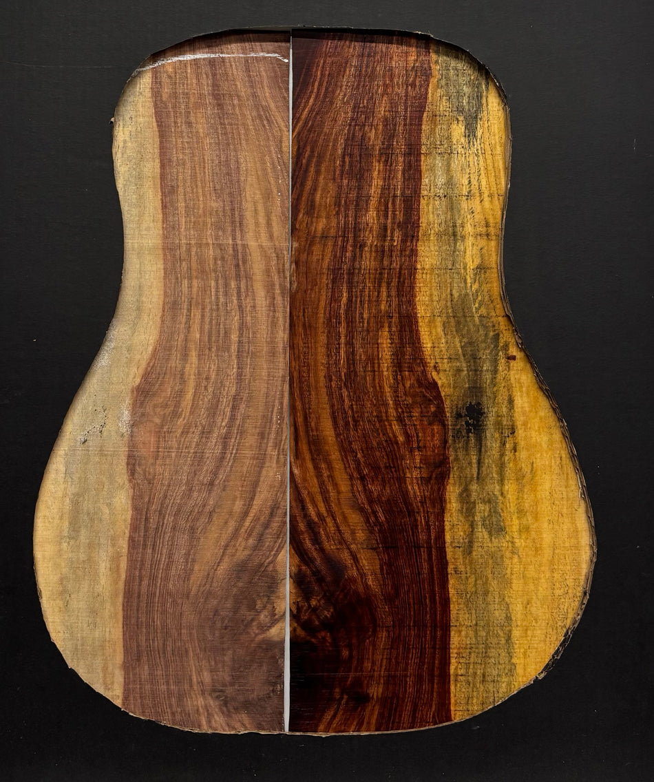 Royal Red Tamarind Dreadnought Guitar Back and Side Set #517