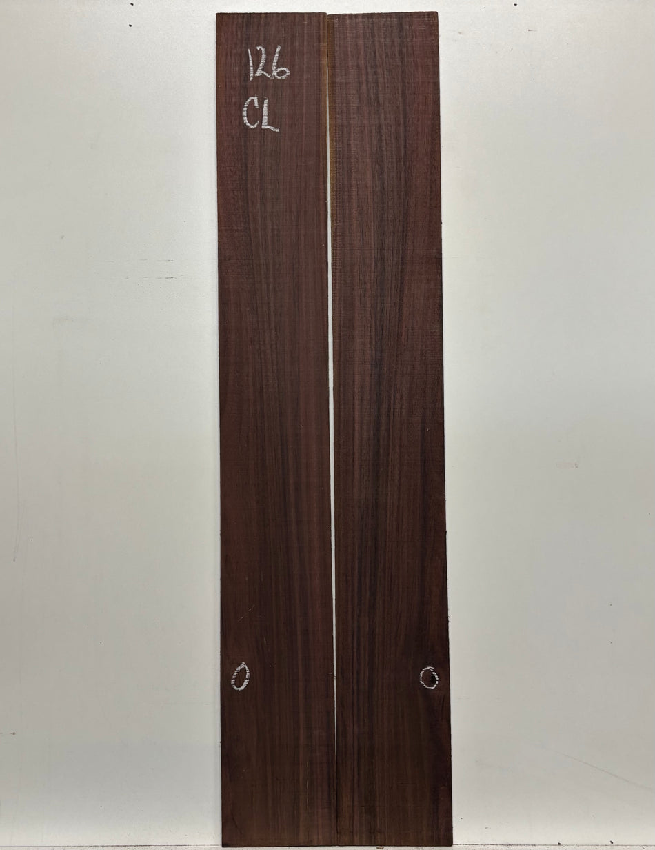 Juego de fondo y aros de guitarra de grado AAAA Dreadnought de palisandro de la India Oriental #61 