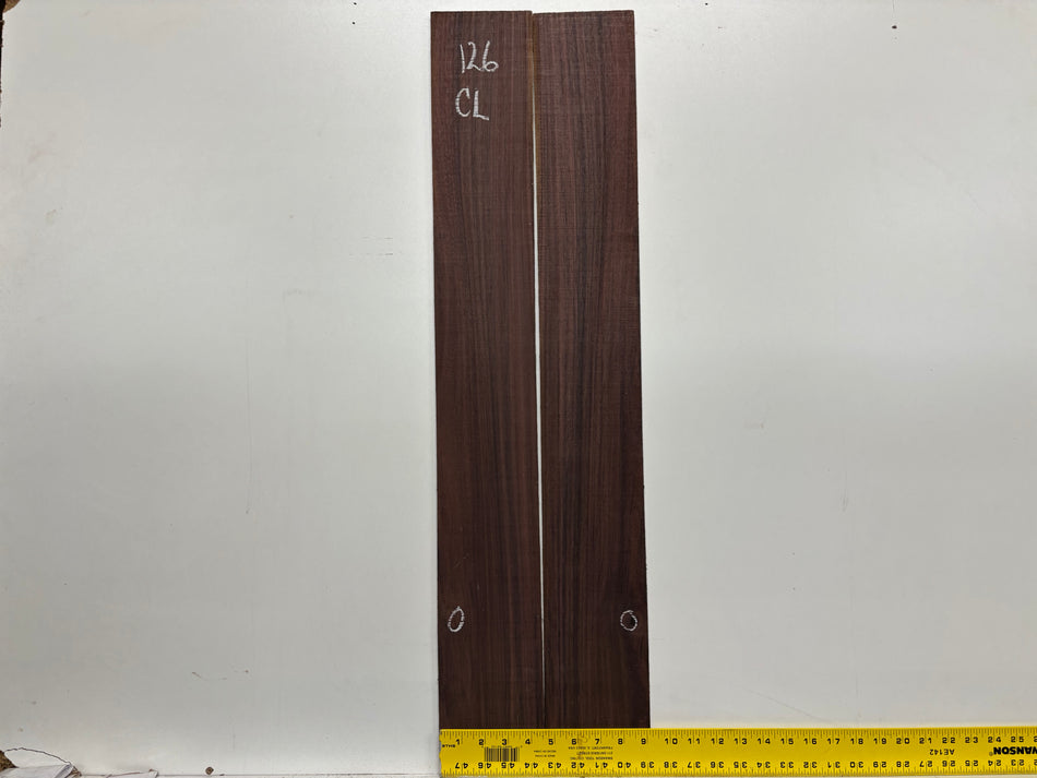 Juego de fondo y aros de guitarra de grado AAAA Dreadnought de palisandro de la India Oriental #61 