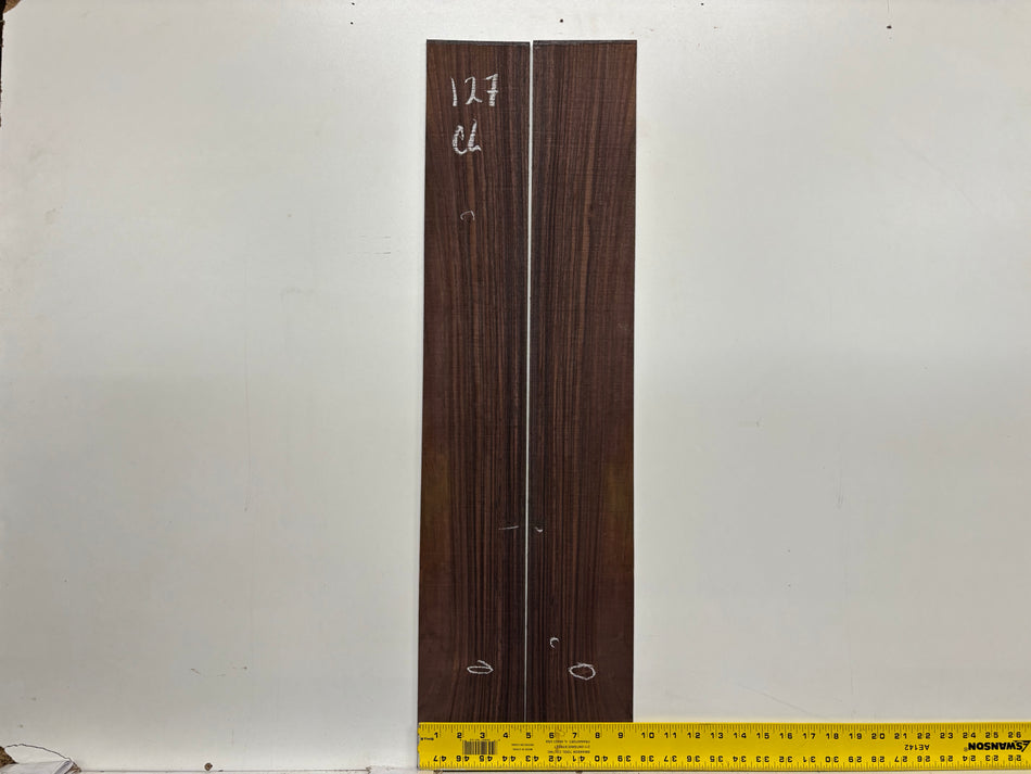 Juego de fondo y aros de guitarra de grado AAAA Dreadnought de palisandro de la India Oriental #61 