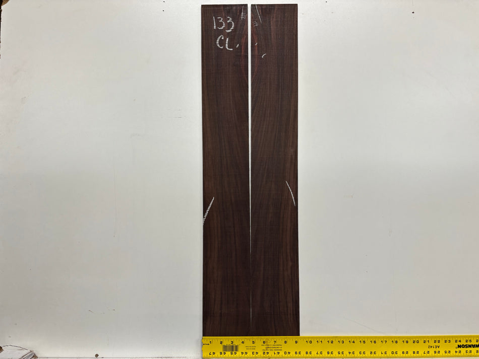 Juego de fondo y aros de guitarra de grado AAAA Dreadnought de palisandro de la India Oriental #61 