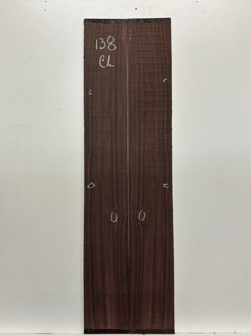 Juego de fondo y aros de guitarra de grado AAAA Dreadnought de palisandro de la India Oriental #61 