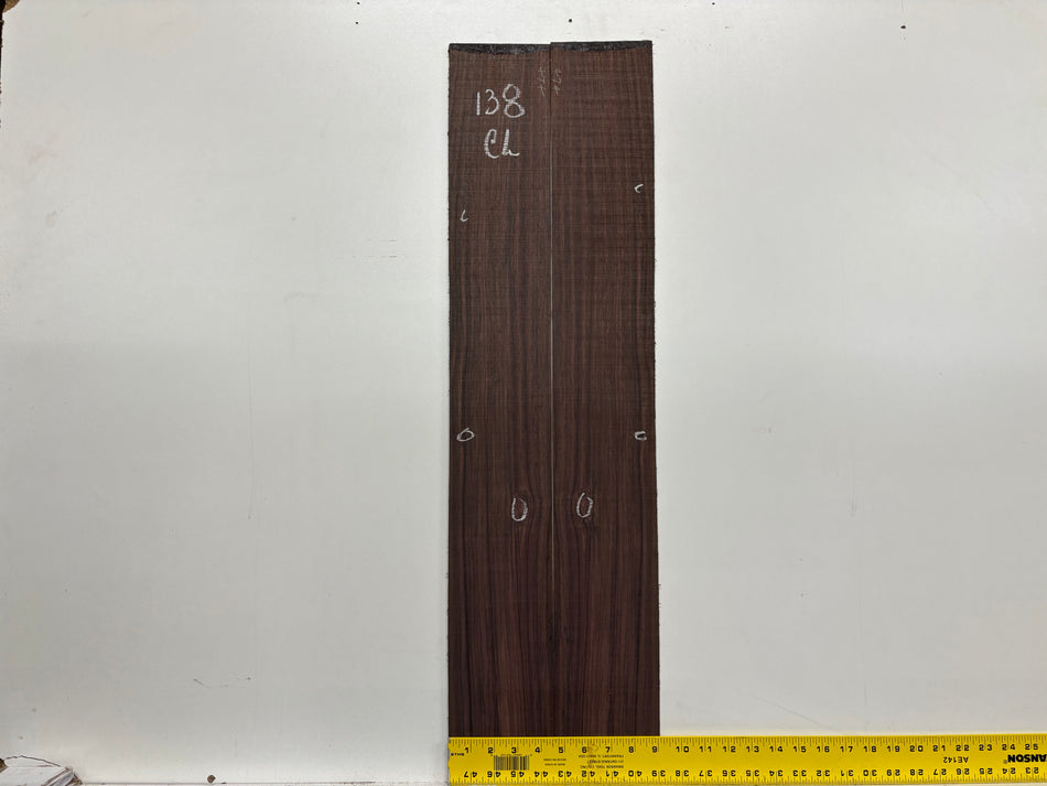 Juego de fondo y aros de guitarra de grado AAAA Dreadnought de palisandro de la India Oriental #61 