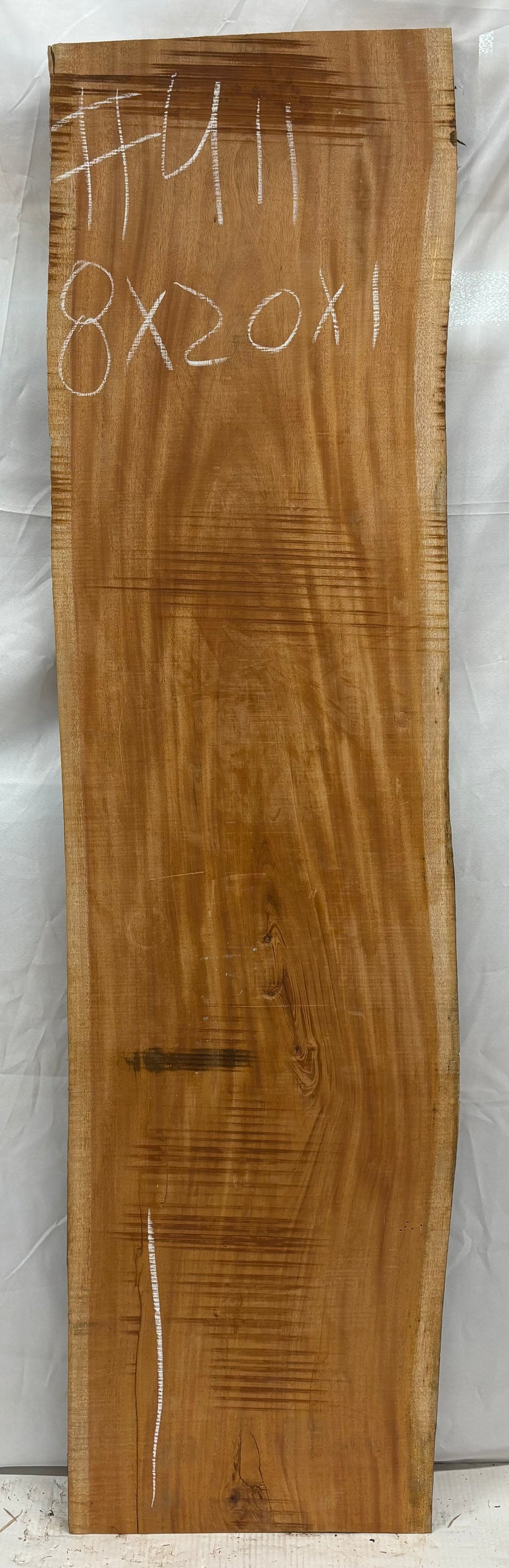 Hermosas y raras losas/galletas de borde vivo de madera negra africana - 24"x24-1/2"x3", #220