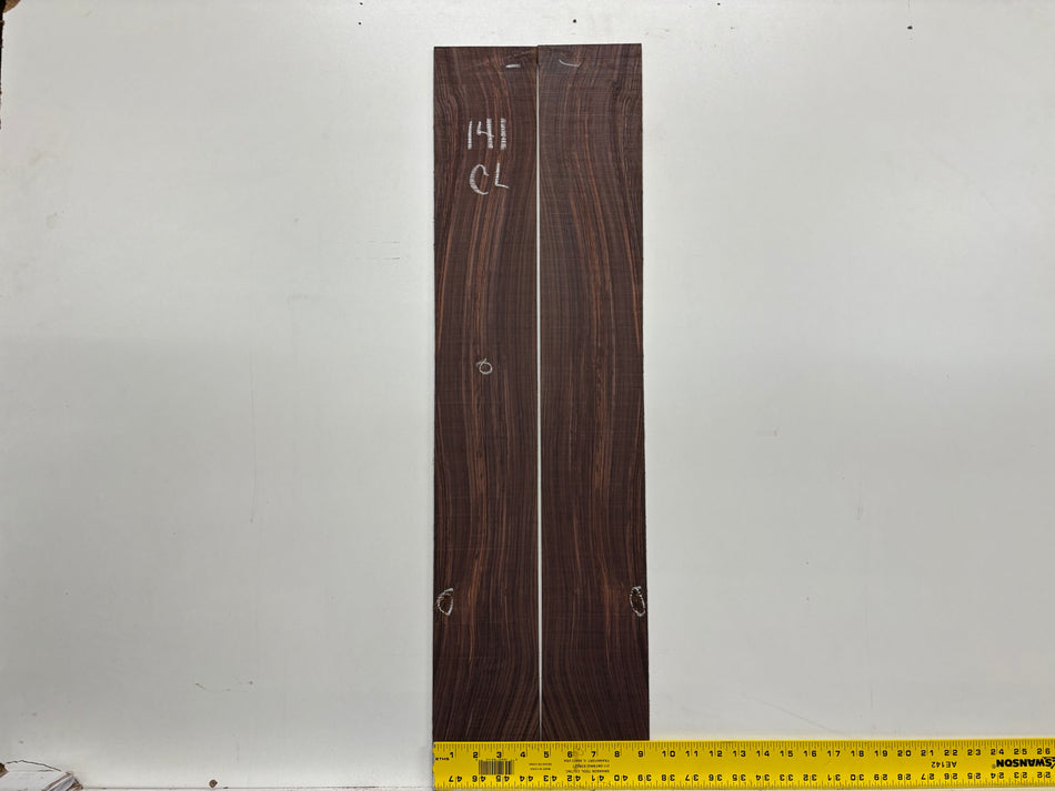 Juego de fondo y aros de guitarra de grado AAAA Dreadnought de palisandro de la India Oriental #61 