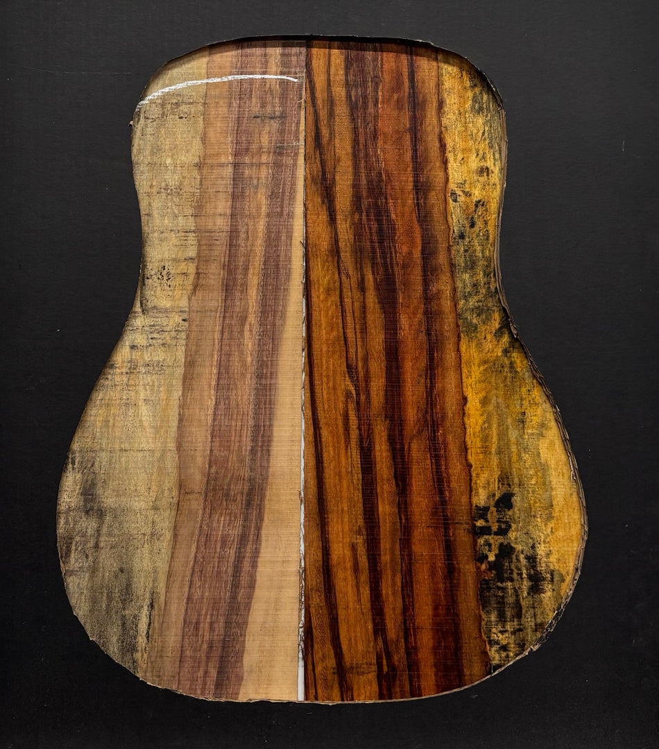 Royal Red Tamarind Dreadnought Guitar Back and Side Set #528