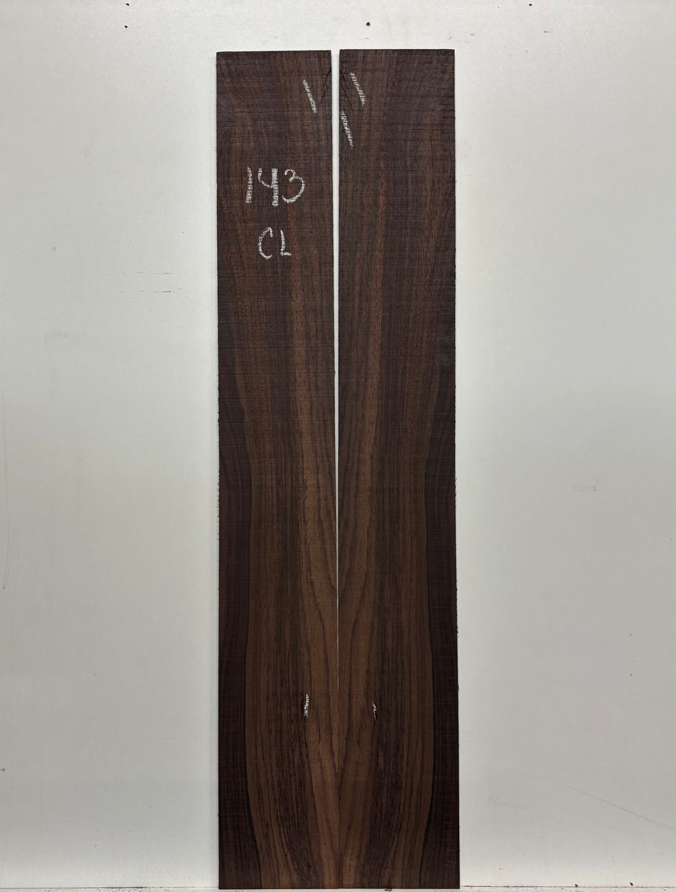 Juego de fondo y aros de guitarra de grado AAAA Dreadnought de palisandro de la India Oriental #61 