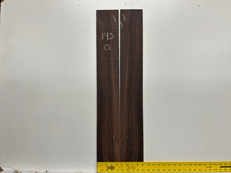 Juego de fondo y aros de guitarra de grado AAAA Dreadnought de palisandro de la India Oriental #61 