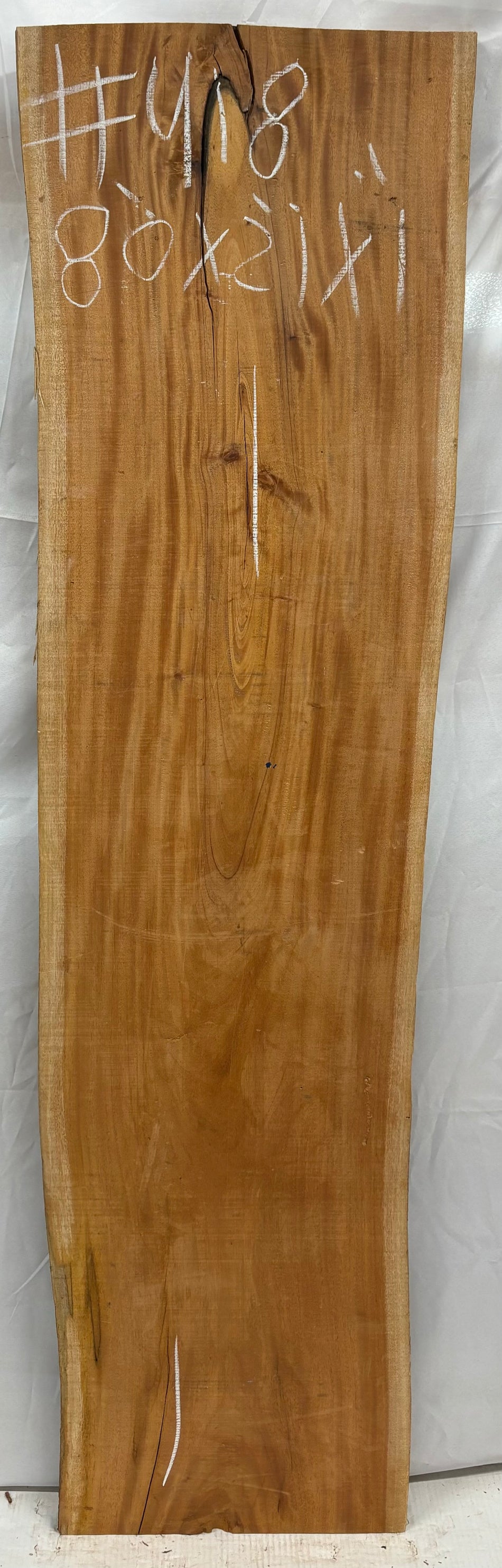 Hermosas y raras losas/galletas de borde vivo de madera negra africana - 24"x24-1/2"x3", #220