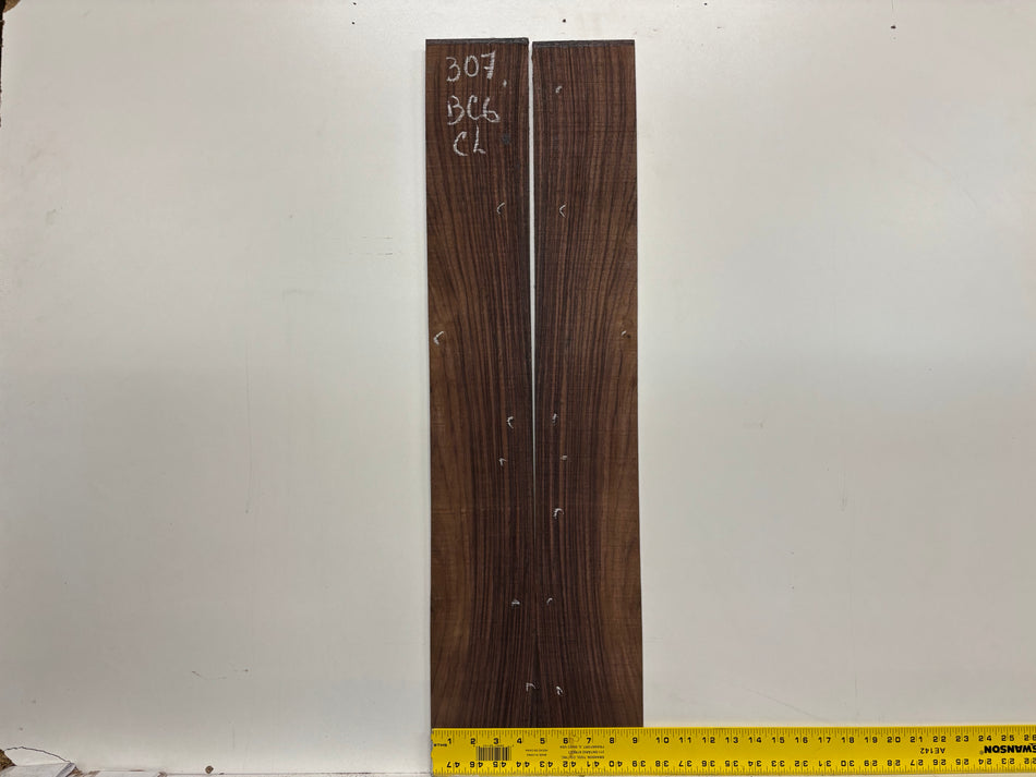 Segundos juegos de fondo y aros de caoba hondureña genuina