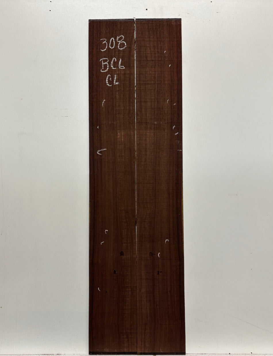 Segundos juegos de fondo y aros de caoba hondureña genuina