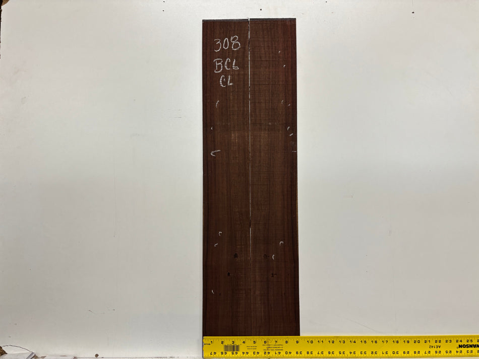 Segundos juegos de fondo y aros de caoba hondureña genuina