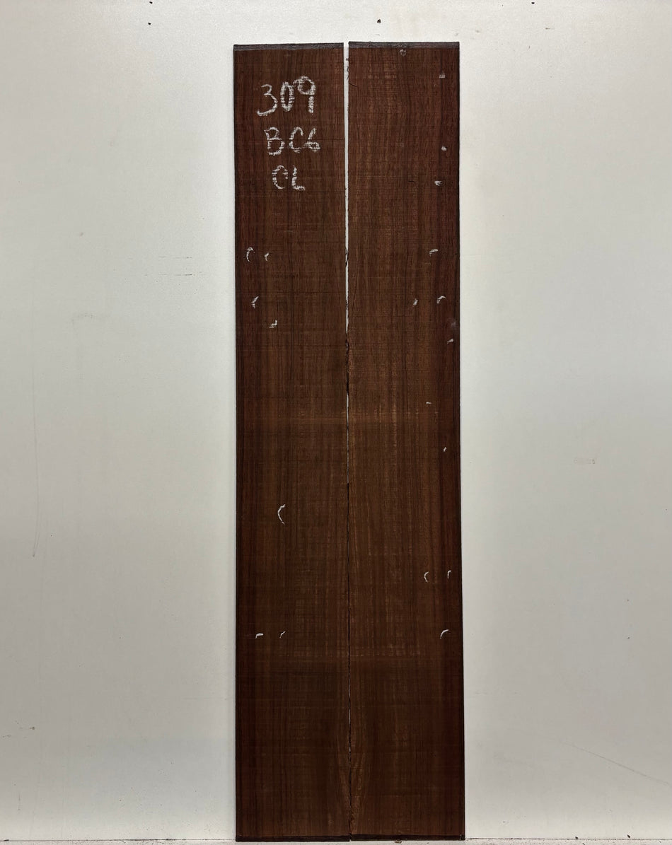 Segundos juegos de fondo y aros de caoba hondureña genuina