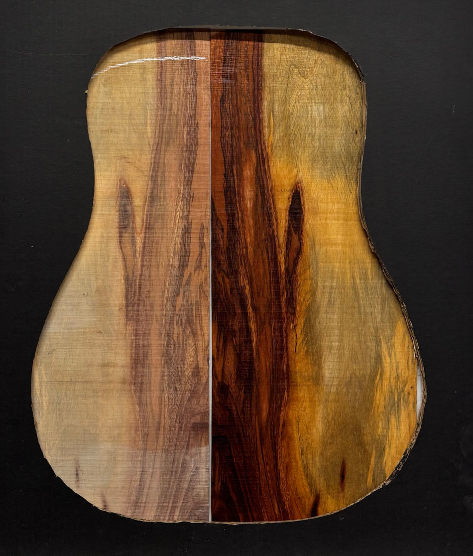 Royal Red Tamarind Dreadnought Guitar Back and Side Set #536