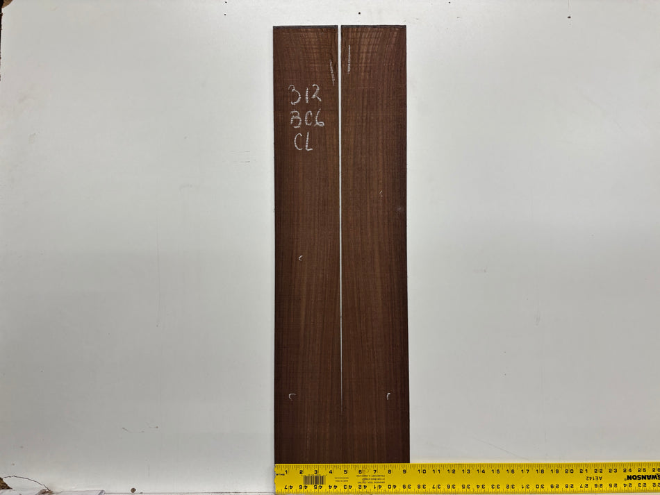 Segundos juegos de fondo y aros de caoba hondureña genuina