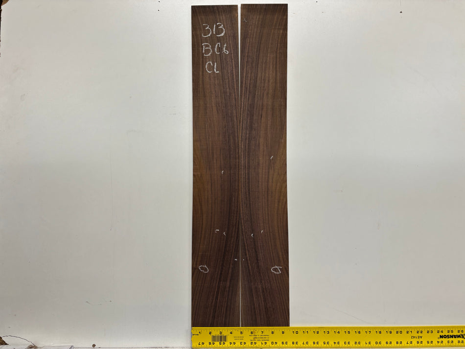 Segundos juegos de fondo y aros de caoba hondureña genuina