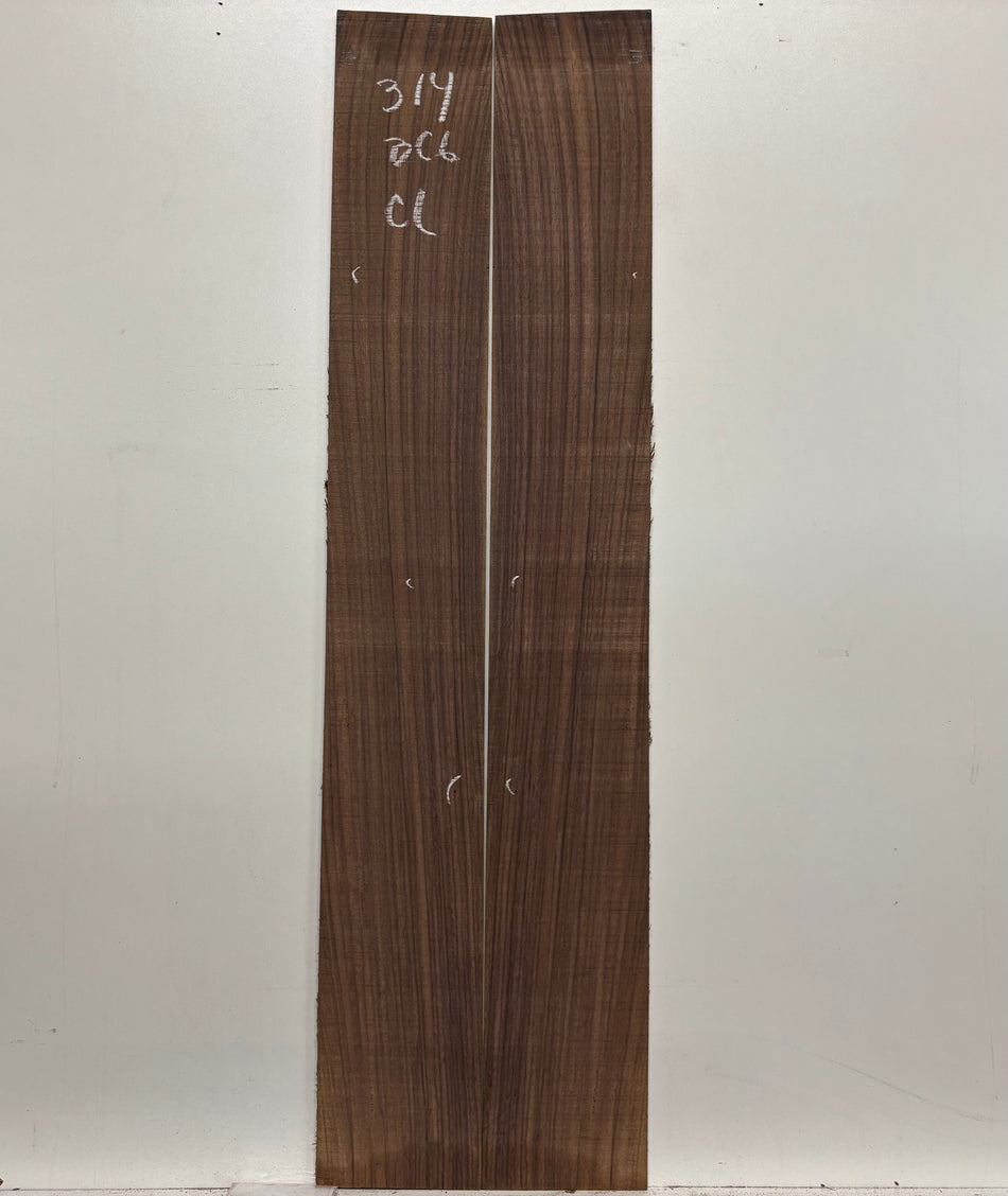 Segundos juegos de fondo y aros de caoba hondureña genuina