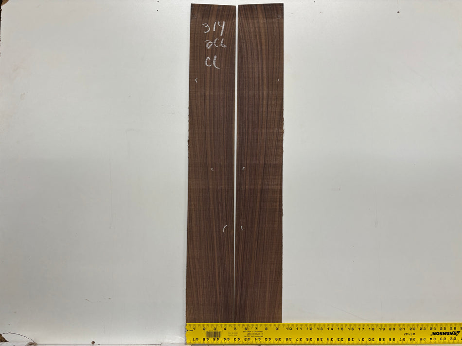 Segundos juegos de fondo y aros de caoba hondureña genuina