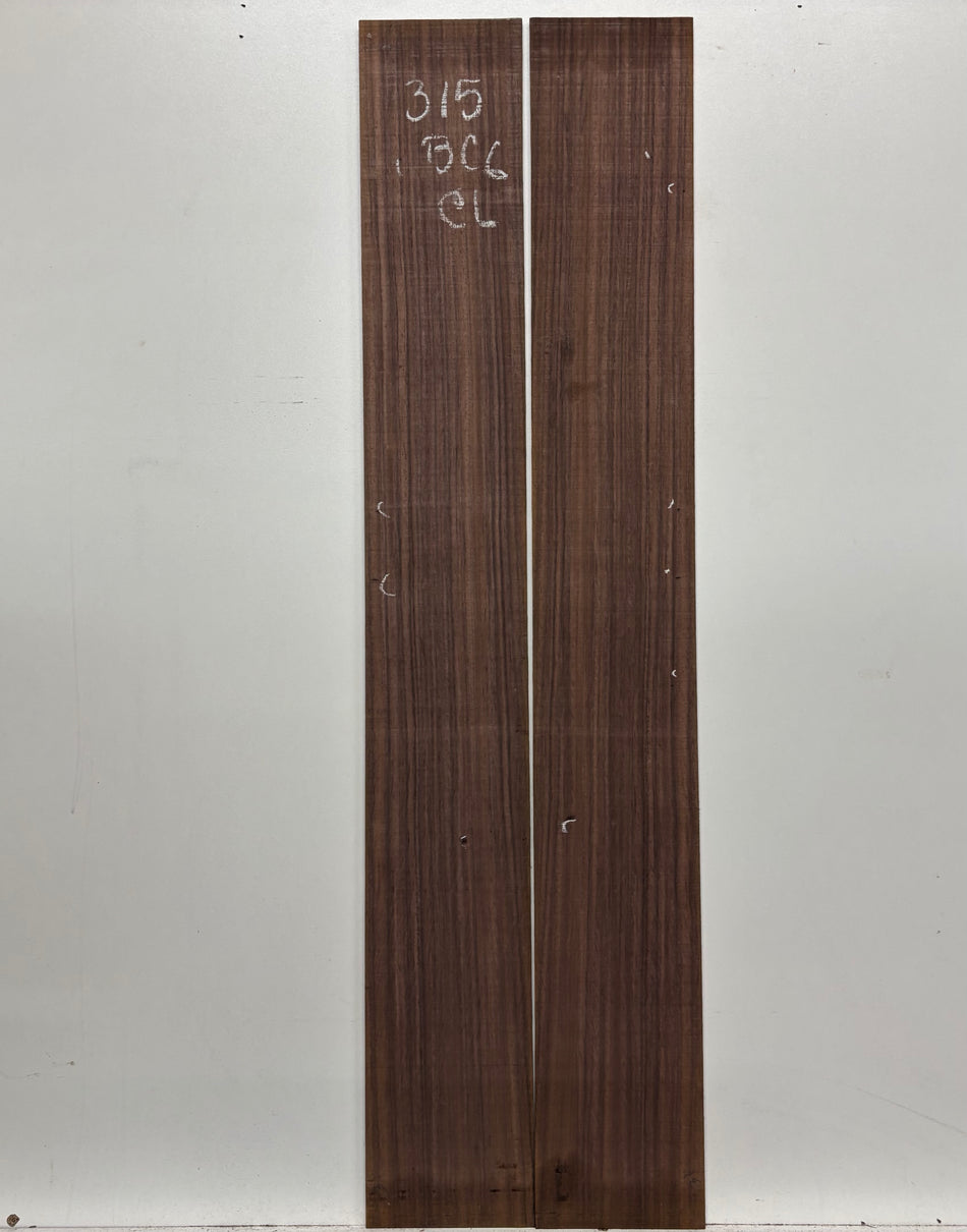 Segundos juegos de fondo y aros de caoba hondureña genuina