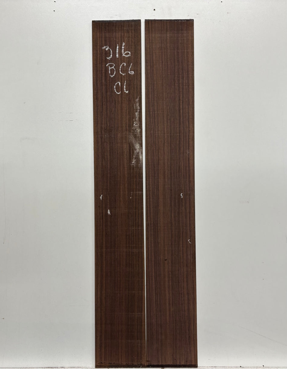 Segundos juegos de fondo y aros de caoba hondureña genuina