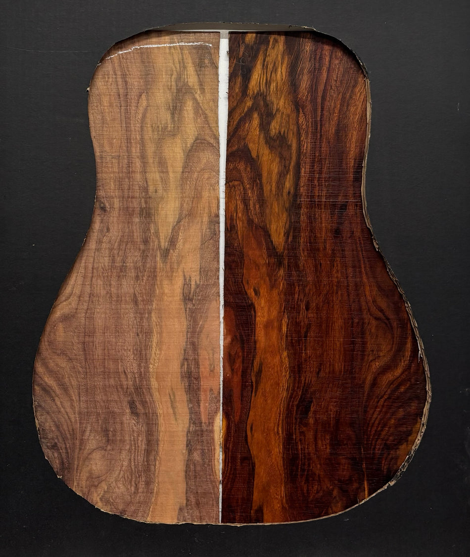 Royal Red Tamarind Dreadnought Guitar Back and Side Set #540