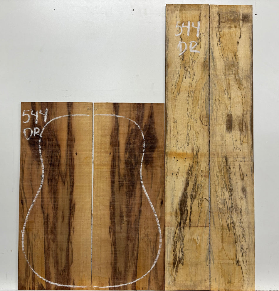 Royal Red Tamarind Dreadnought Guitar Back and Side Set #544