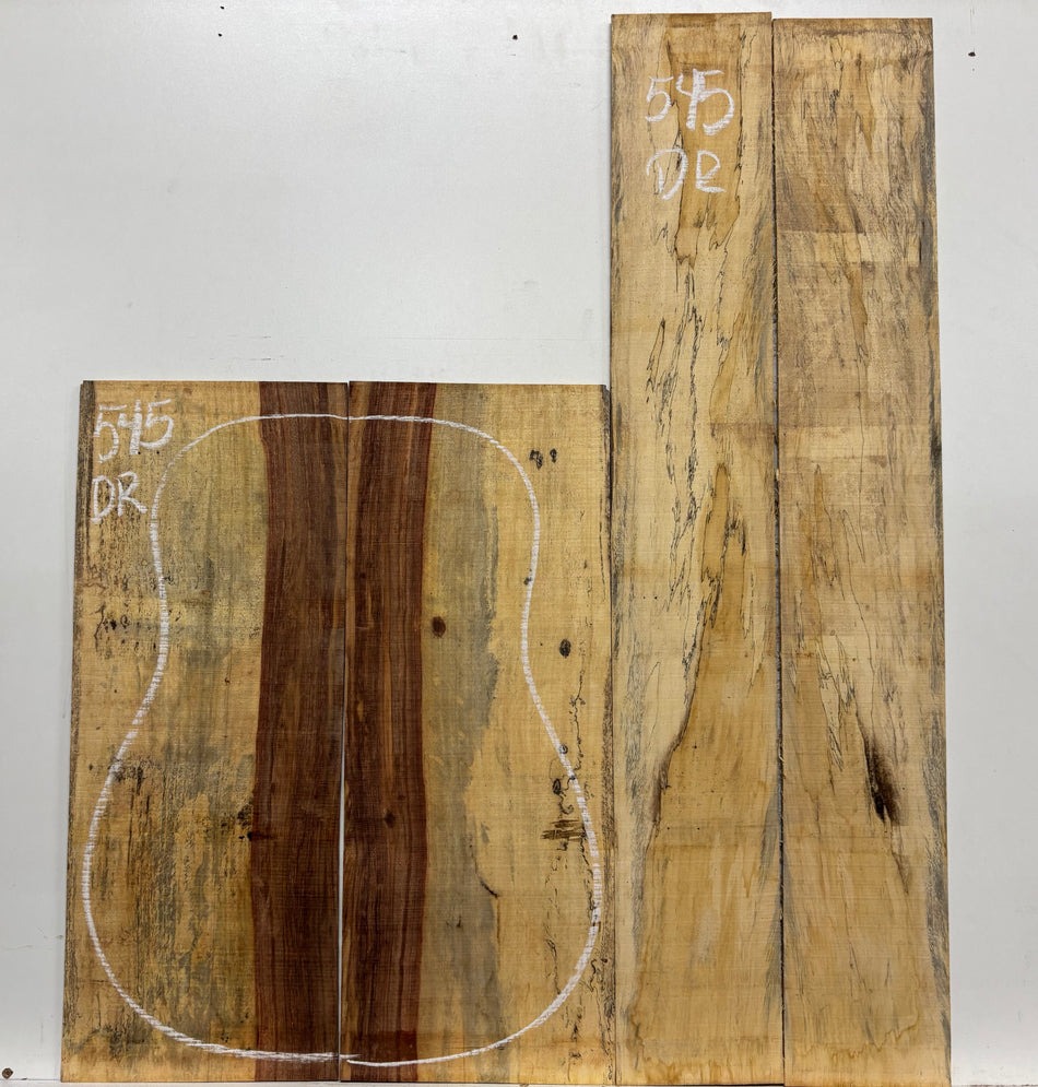 Royal Red Tamarind Dreadnought Guitar Back and Side Set #545