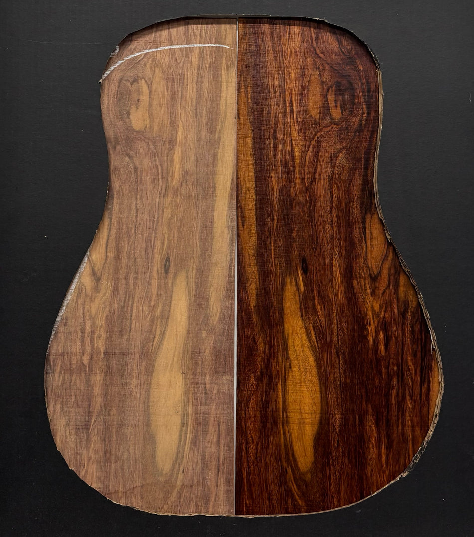 Royal Red Tamarind Dreadnought Guitar Back and Side Set #546