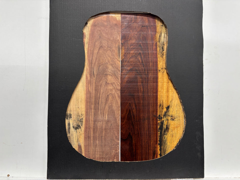 Royal Red Tamarind Dreadnought Guitar Back Set #705