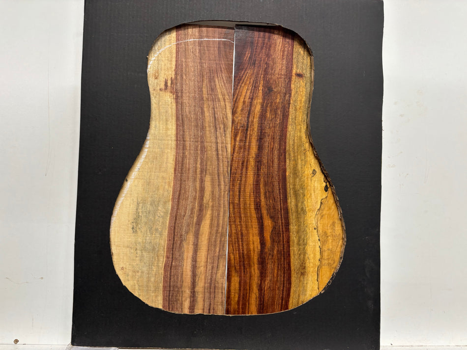 Royal Red Tamarind Dreadnought Guitar Back Set #709