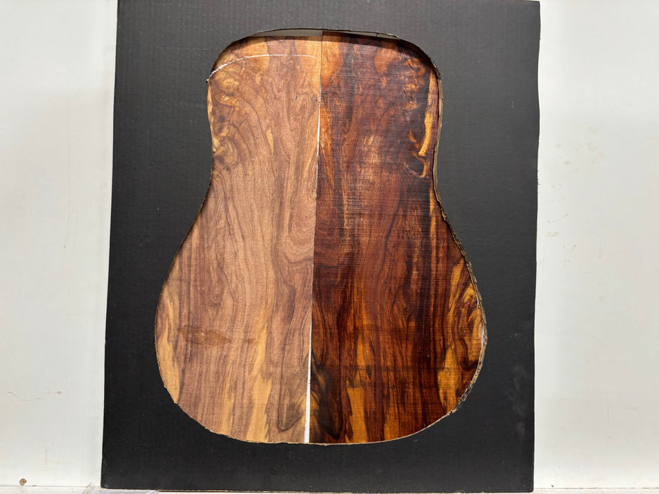 Royal Red Tamarind Dreadnought Guitar Back Set #710