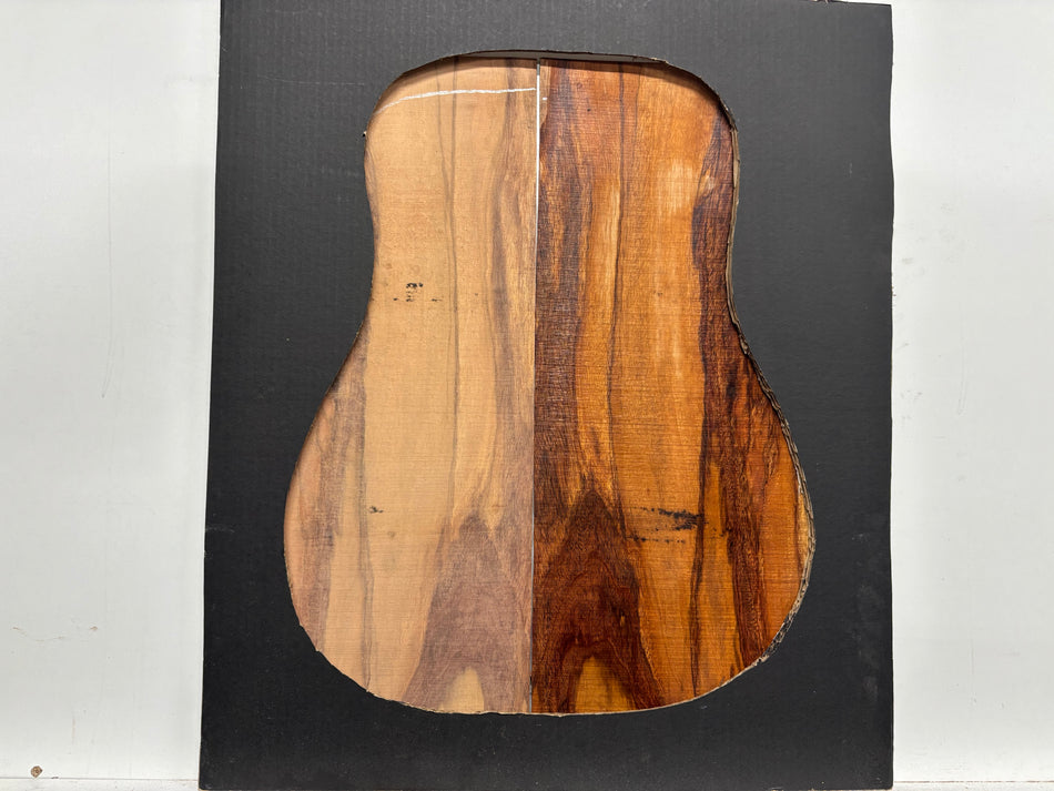 Juego de fondo y aros de guitarra de grado AAAA Dreadnought de palisandro de la India Oriental #61 