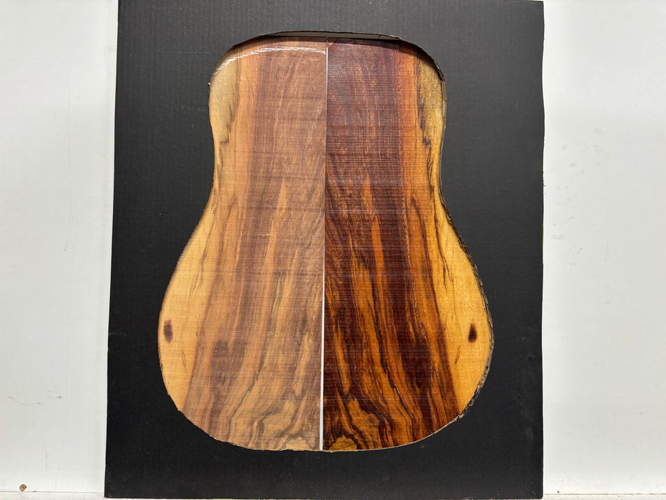 Royal Red Tamarind Dreadnought Guitar Back Set #725