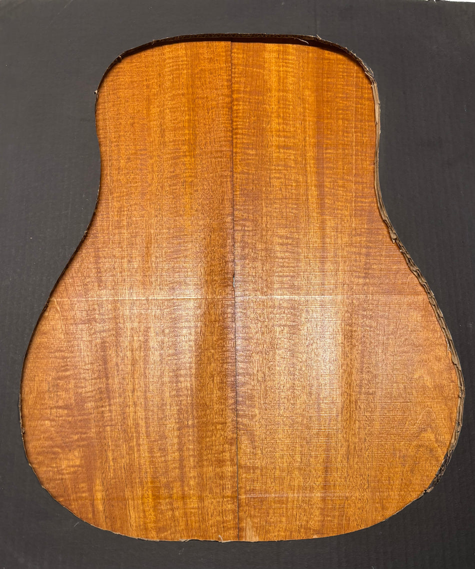 Flame Genuine Mahogany Dreadnought Guitar Back & Side Set #4066